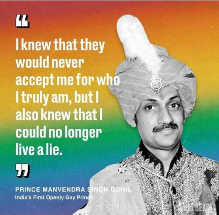 Prince Manvendra Singh is the first openly gay Indian prince