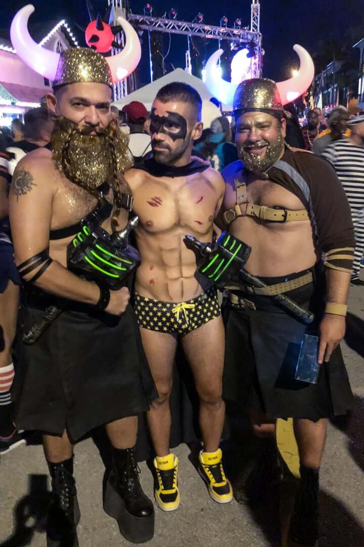 Gay Vikings Halloween costumes at Wicked Manors