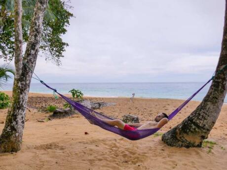 The BomBom Beach bar on Bocas del Toro is gay friendly and the perfect spot for a delicious cocktail on the beach watching the sunset