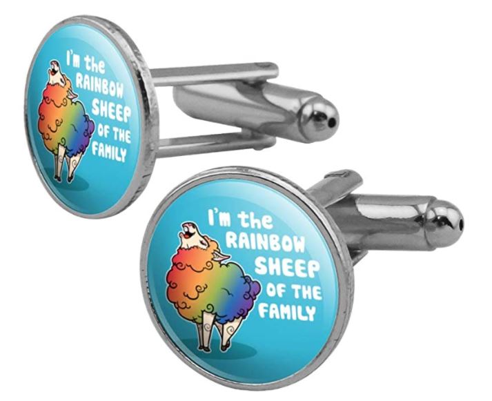 Cufflinks make a sweet and quirky gift for gay couples