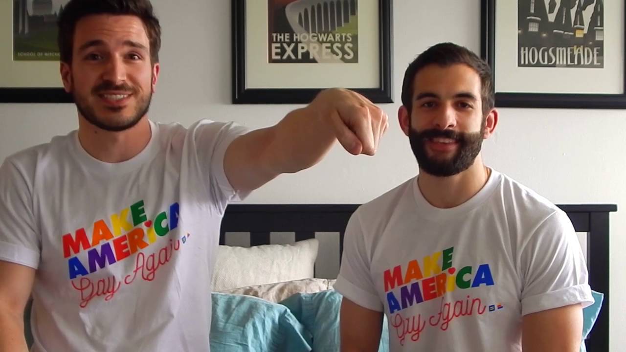 Justin and Nick are a cute and geeky gay couple with a fun YouTube channel