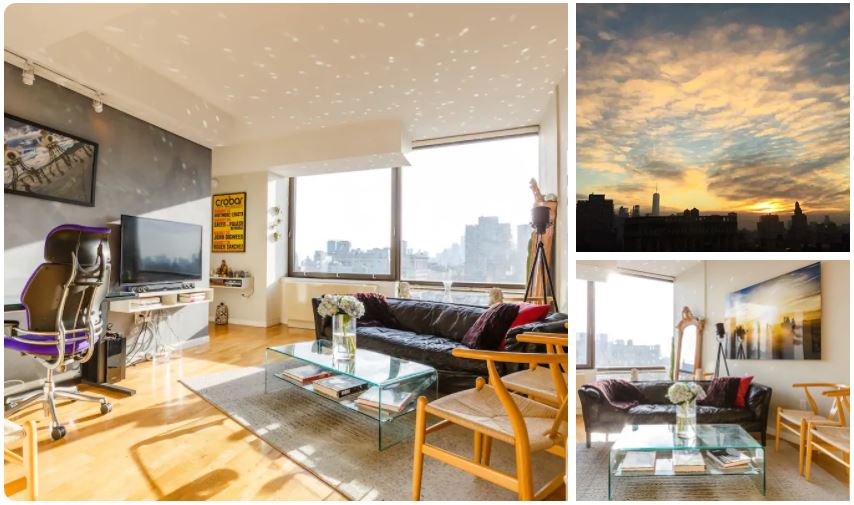 This city apartment with stunning views is one of the best gay airbnbs in New York