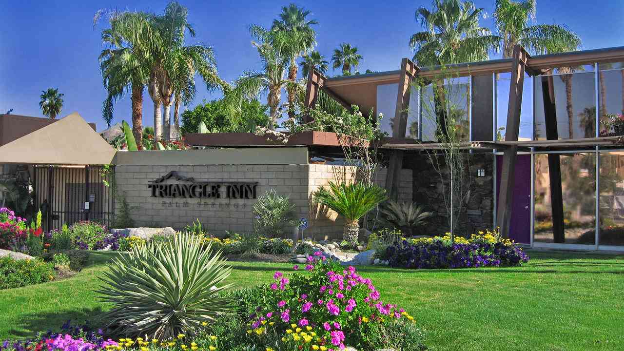 Triangle Inn is a fun and affordable gay resort in Palm Springs