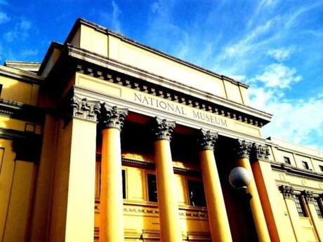 The beautiful facade of the National Museum of the Philippines