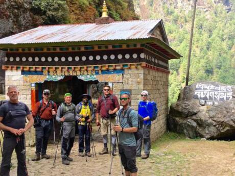 Join a gay trek to Everest base camp with the great gay company Out Adventures