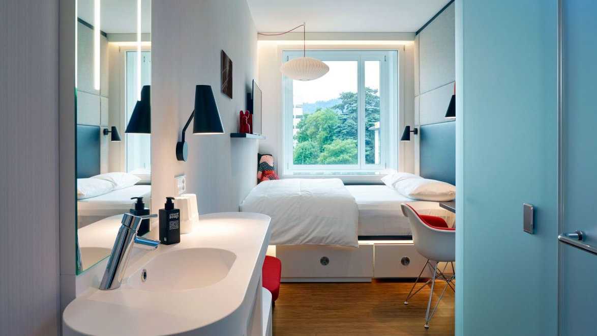 For simplicity and comfort you can't go past the CitizenM Zurich hotel