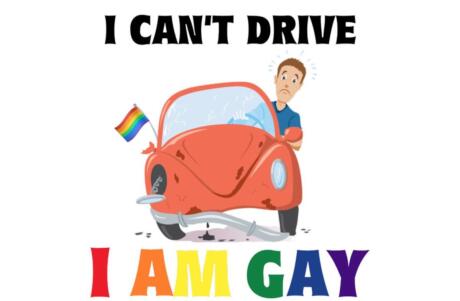 Gay people not being able to drive is one of our favorite gay memes