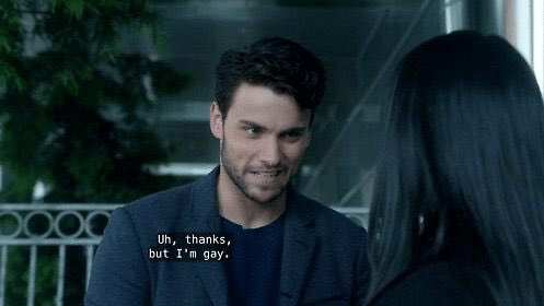 The "thanks but I'm gay" line from How to Get Away with Muɾdeɾ is now a hilarious meme