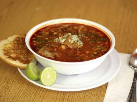 Pozole is a yummy corn and pork soup that you can try at lots of places in the Riviera Maya