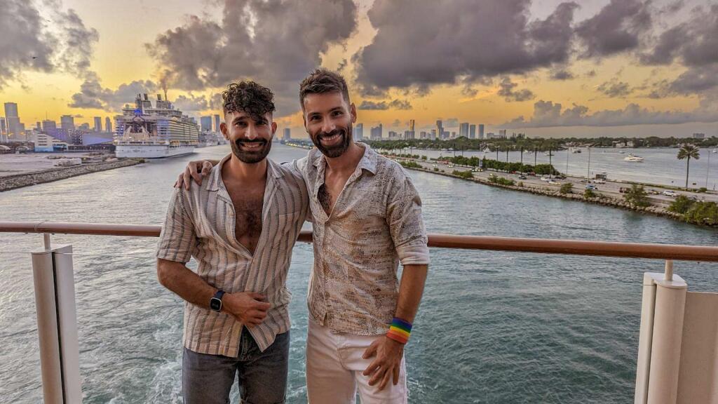 Gay couple Caribbean cruise