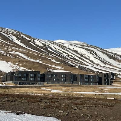 This hotel is a great base in iceland for gay travelers looking to explore Skaftafell National Park and Jökulsárlón Glacier Lagoon